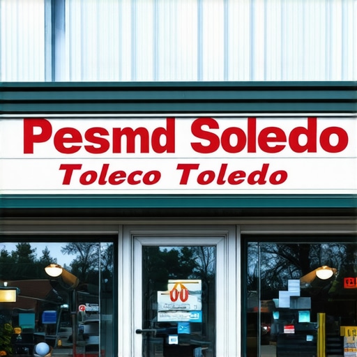 Toledo Local Business Storefront Toledo storefront with community signage