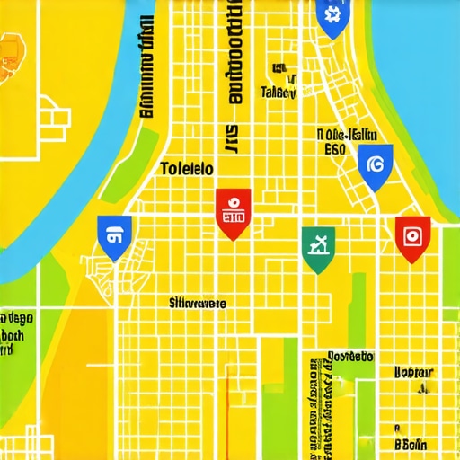 Toledo Neighborhoods Map for SEO Strategy Map of Toledo with neighborhoods highlighted for local SEO focus
