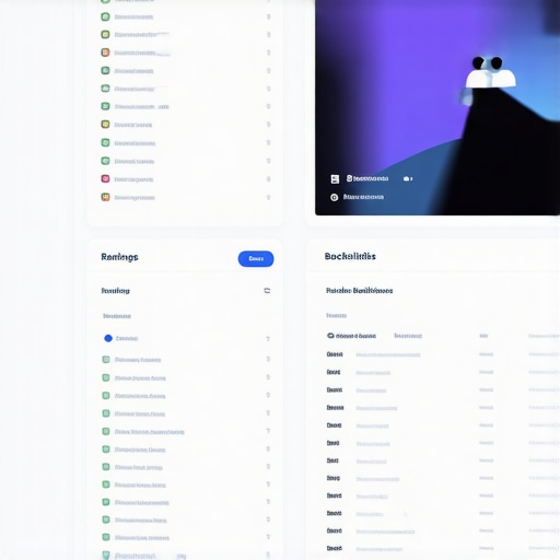 Screenshot of local SEO analytics dashboard showing rankings, backlinks, and citation data