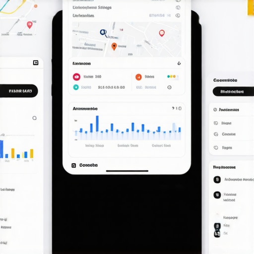 Local SEO Analytics Dashboard Screenshot of analytics dashboard with Google Maps rankings and local business performance metrics.
