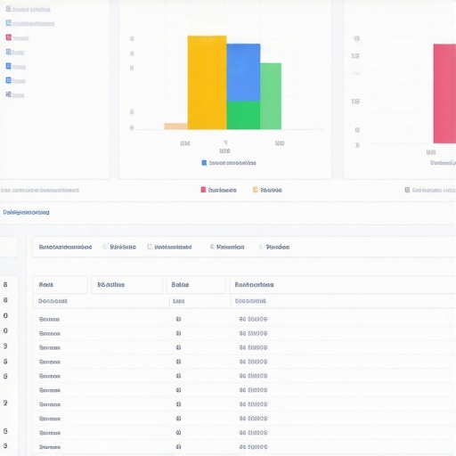 Local SEO analytics dashboard displaying rankings and engagement data