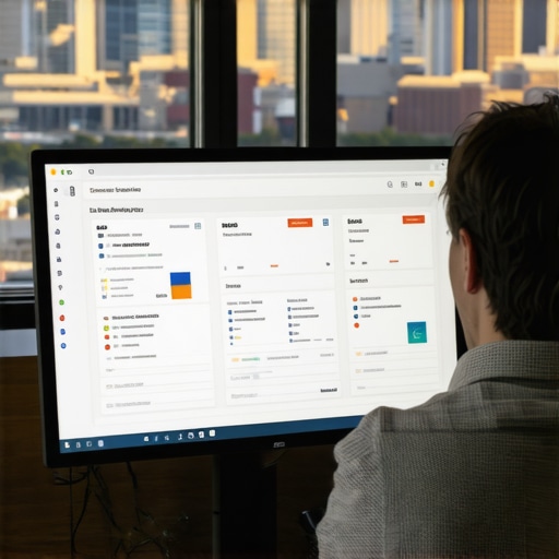 Professional analyzing Toledo SEO metrics to improve Google Maps rankings.