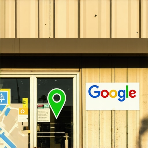 A vibrant Toledo shop front with a Google Maps pin indicating high local ranking.