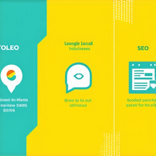 Infographic illustrating key steps for Toledo local SEO success