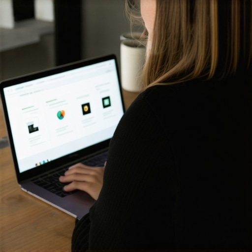 Marketer analyzing Toledo Google My Business profile with SEO tools