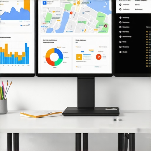 Screenshot of local SEO analytics dashboard showing Toledo-specific data, charts, and maps.